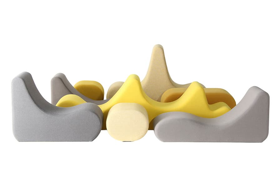 panton welle 6 low lounge seating
