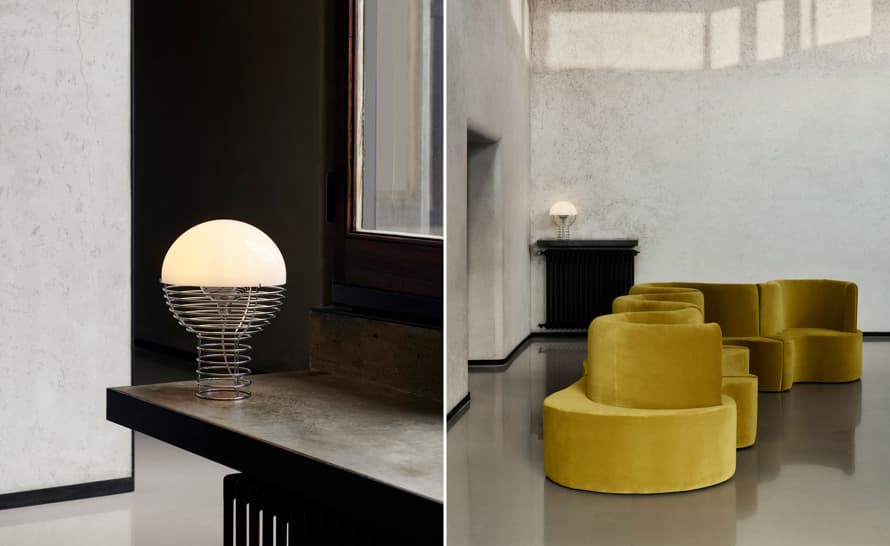panton wire table lamp