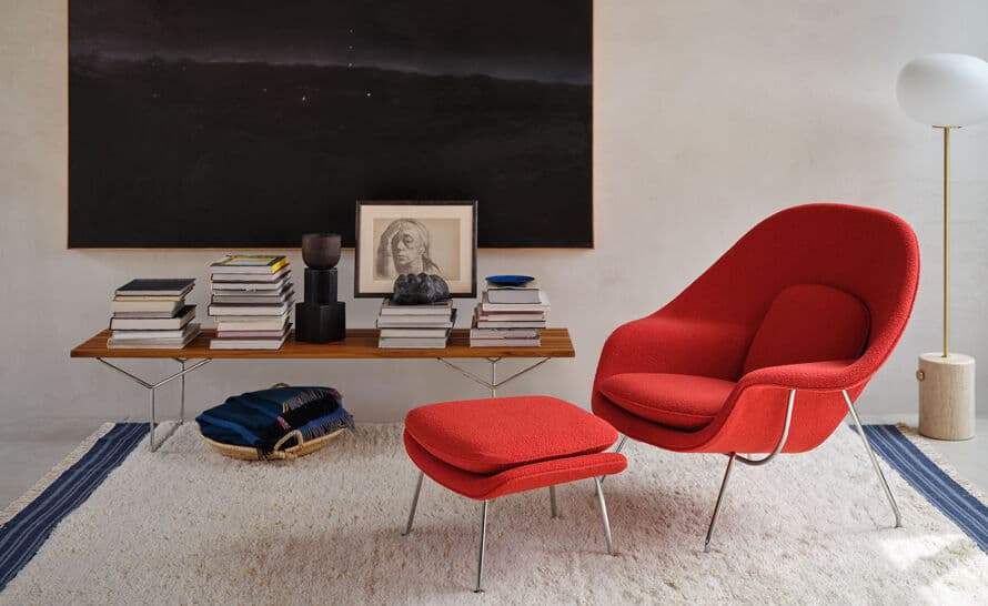 womb lounge chair & ottoman