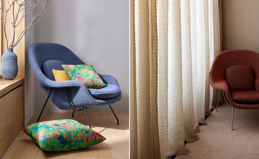 womb lounge chair & ottoman