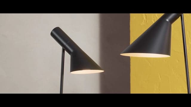 arne jacobsen floor lamp video