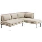 bloke armless sofa with chaise