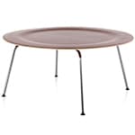 eames molded plywood coffee table with metal base