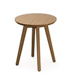 risom outdoor round side table