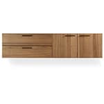 shale 2 door / 2 drawer wall mounted cabinet
