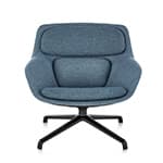 striad low back lounge chair with 4 star base