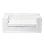 throw-away two seat sofa