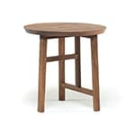 trio side table with wood top 754s