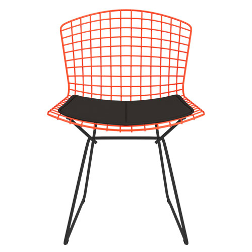 bertoia two tone side chair by Harry Bertoia for Knoll