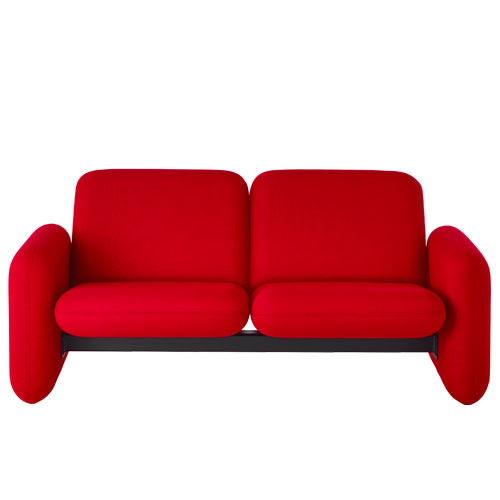 ray wilkes two seat chiclet sofa for Herman Miller