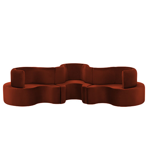 cloverleaf 3 unit sofa by Verner Panton for VerPan