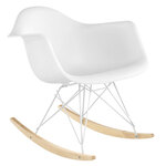eames molded plastic armchair with rocker base by Eames for Herman Miller