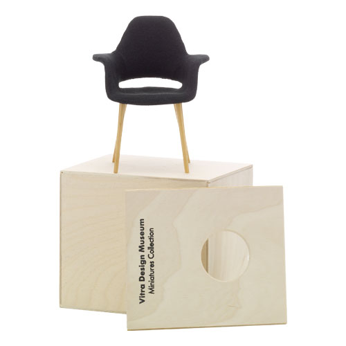 miniature eames-saarinen organic chair by Eames for Vitra.