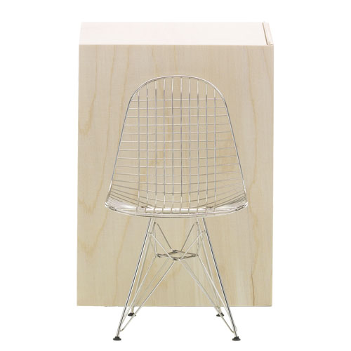 miniature eames dkr wire chair by Eames for Vitra.