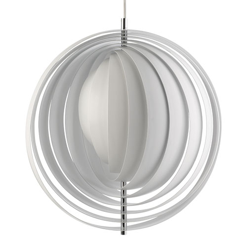 panton moon spherical lamp by Verner Panton for VerPan