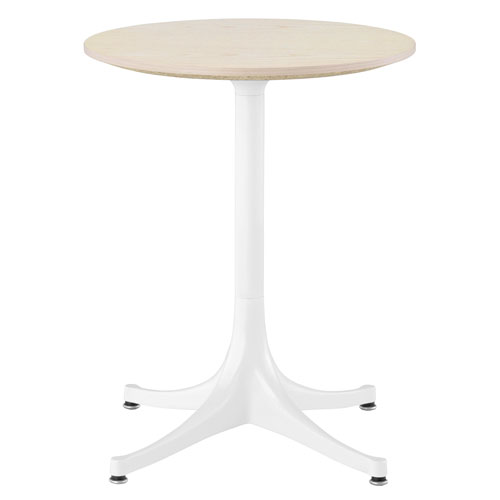 nelson pedestal side table by George Nelson for Herman Miller