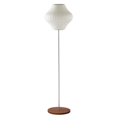 nelson pear lotus floor lamp by George Nelson for Herman Miller