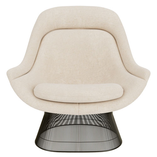 platner metallic bronze easy chair by Warren Platner for Knoll