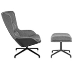 striad high back lounge chair & ottoman by Jehs+Laub for Herman Miller