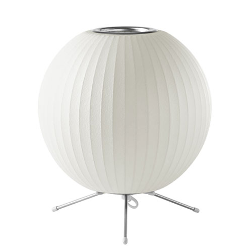 nelson ball tripod bubble lamp by George Nelson for Herman Miller